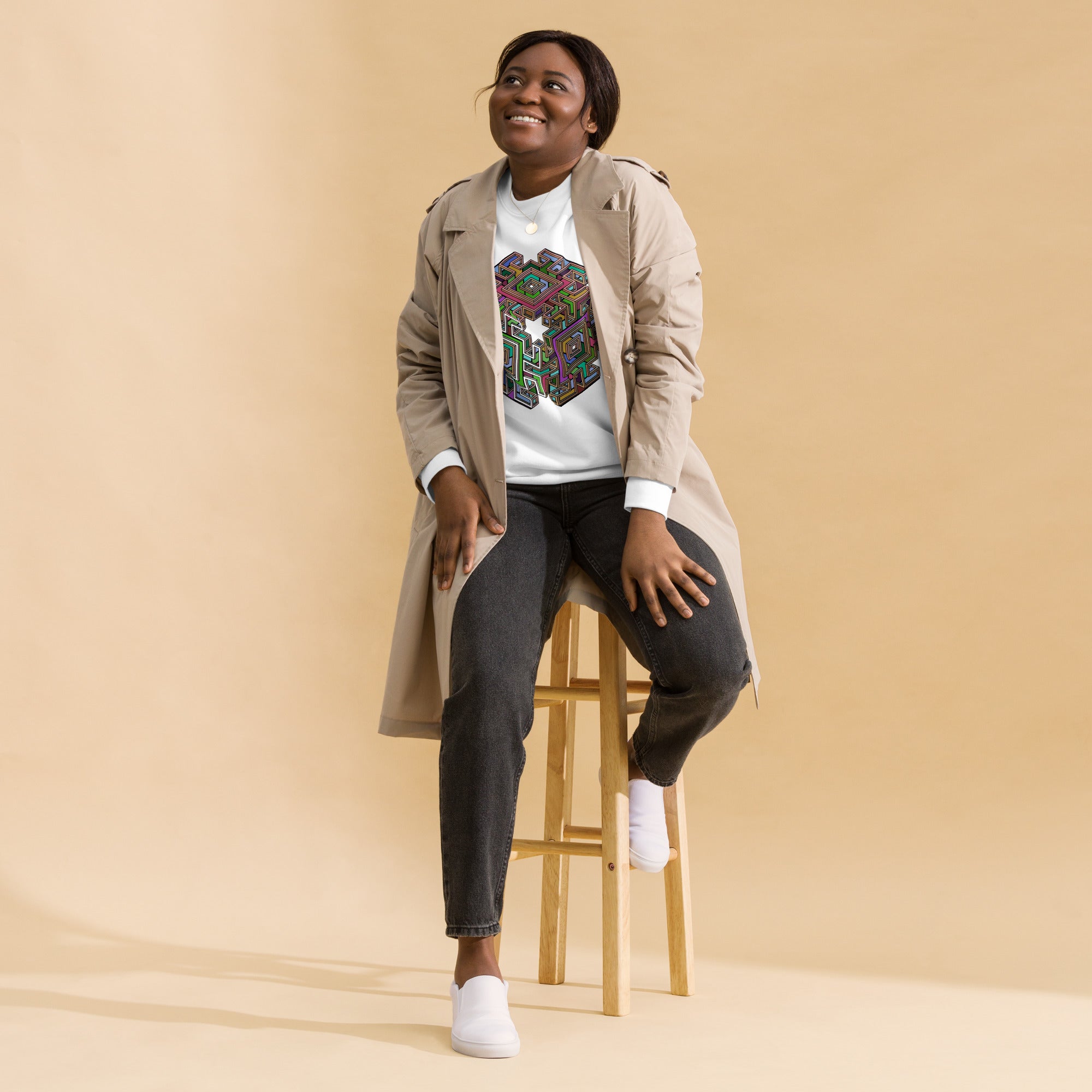 Colorful Cube Unisex Premium Sweatshirt